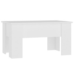 vidaXL Couchtisch Weiß 79x49x41 cm Holzwerkstoff