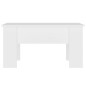 vidaXL Couchtisch Weiß 79x49x41 cm Holzwerkstoff vidaXL Couchtisch Weiß 79x49x41 cm Holzwerkstoff