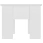 vidaXL Couchtisch Weiß 79x49x41 cm Holzwerkstoff vidaXL Couchtisch Weiß 79x49x41 cm Holzwerkstoff