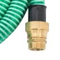 vidaXL Saugschlauch mit Messing-Anschlüssen Grün 1,1" 7 m PVC vidaXL Saugschlauch mit Messing-Anschlüssen Grün 1,1" 7 m PVC