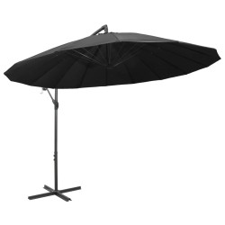 vidaXL Ampelschirm Anthrazit 3 m Aluminium-Mast