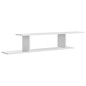 vidaXL TV-Wandregal Hochglanz-Weiß 125x18x23 cm Holzwerkstoff vidaXL TV-Wandregal Hochglanz-Weiß 125x18x23 cm Holzwerkstoff