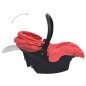 vidaXL Babyschale Rot 42x65x57 cm vidaXL Babyschale Rot 42x65x57 cm