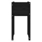 vidaXL Pflanzkübel 2 Stk. Schwarz 40x40x81 cm Massivholz Kiefer vidaXL Pflanzkübel 2 Stk. Schwarz 40x40x81 cm Massivholz Kiefer