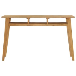 vidaXL Konsolentisch 120x35x75 cm Teak Massivholz