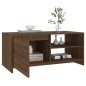 vidaXL Couchtisch Braun Eiche 102x50x45 cm Holzwerkstoff vidaXL Couchtisch Braun Eiche 102x50x45 cm Holzwerkstoff