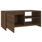 vidaXL Couchtisch Braun Eiche 102x50x45 cm Holzwerkstoff vidaXL Couchtisch Braun Eiche 102x50x45 cm Holzwerkstoff