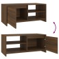 vidaXL Couchtisch Braun Eiche 102x50x45 cm Holzwerkstoff vidaXL Couchtisch Braun Eiche 102x50x45 cm Holzwerkstoff