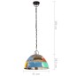 vidaXL Hängelampe Vintage Industriestil 25 W Mehrfarbig Rund 41 cm E27 vidaXL Hängelampe Vintage Industriestil 25 W Mehrfarbig Rund 41 cm E27