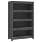 vidaXL Bücherregal Grau 80x35x126 cm Massivholz Kiefer vidaXL Bücherregal Grau 80x35x126 cm Massivholz Kiefer