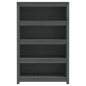 vidaXL Bücherregal Grau 80x35x126 cm Massivholz Kiefer vidaXL Bücherregal Grau 80x35x126 cm Massivholz Kiefer