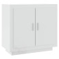 vidaXL Sideboard Hochglanz-Weiß 80x40x75 cm Holzwerkstoff vidaXL Sideboard Hochglanz-Weiß 80x40x75 cm Holzwerkstoff