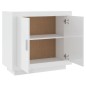 vidaXL Sideboard Hochglanz-Weiß 80x40x75 cm Holzwerkstoff vidaXL Sideboard Hochglanz-Weiß 80x40x75 cm Holzwerkstoff