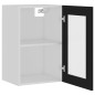 vidaXL Hängeglasschrank Schwarz 40x31x60 cm Holzwerkstoff vidaXL Hängeglasschrank Schwarz 40x31x60 cm Holzwerkstoff