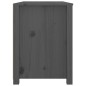vidaXL Beistellschrank Grau 100x40x54 cm Massivholz Kiefer vidaXL Beistellschrank Grau 100x40x54 cm Massivholz Kiefer