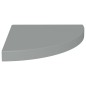 vidaXL Eck-Schweberegale 2 Stk. Grau 35x35x3,8 cm MDF vidaXL Eck-Schweberegale 2 Stk. Grau 35x35x3,8 cm MDF