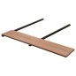 vidaXL WPC Terrassendielen mit Zubehör 10 m² 2,2 m Braun vidaXL WPC Terrassendielen mit Zubehör 10 m² 2,2 m Braun