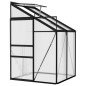 vidaXL Gewächshaus Anthrazit Aluminium 2,59 m³ vidaXL Gewächshaus Anthrazit Aluminium 2,59 m³
