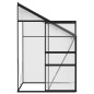 vidaXL Gewächshaus Anthrazit Aluminium 2,59 m³ vidaXL Gewächshaus Anthrazit Aluminium 2,59 m³