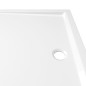 vidaXL Duschtasse ABS Rechteckig Weiß 80x110 cm