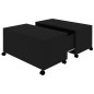 vidaXL Couchtisch Schwarz 75x75x38 cm Holzwerkstoff vidaXL Couchtisch Schwarz 75x75x38 cm Holzwerkstoff