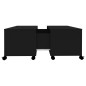 vidaXL Couchtisch Schwarz 75x75x38 cm Holzwerkstoff vidaXL Couchtisch Schwarz 75x75x38 cm Holzwerkstoff