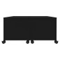 vidaXL Couchtisch Schwarz 75x75x38 cm Holzwerkstoff vidaXL Couchtisch Schwarz 75x75x38 cm Holzwerkstoff