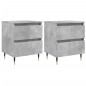 vidaXL Nachttische 2 Stk. Betongrau 40x35x50 cm Holzwerkstoff vidaXL Nachttische 2 Stk. Betongrau 40x35x50 cm Holzwerkstoff