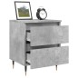 vidaXL Nachttische 2 Stk. Betongrau 40x35x50 cm Holzwerkstoff vidaXL Nachttische 2 Stk. Betongrau 40x35x50 cm Holzwerkstoff