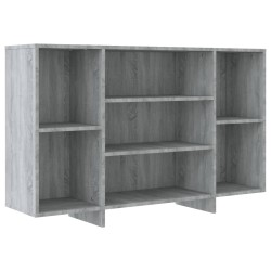 vidaXL Sideboard Grau Sonoma 120x30x75 cm Holzwerkstoff