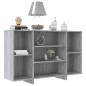 vidaXL Sideboard Grau Sonoma 120x30x75 cm Holzwerkstoff vidaXL Sideboard Grau Sonoma 120x30x75 cm Holzwerkstoff