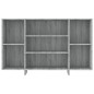 vidaXL Sideboard Grau Sonoma 120x30x75 cm Holzwerkstoff vidaXL Sideboard Grau Sonoma 120x30x75 cm Holzwerkstoff