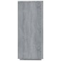 vidaXL Sideboard Grau Sonoma 120x30x75 cm Holzwerkstoff vidaXL Sideboard Grau Sonoma 120x30x75 cm Holzwerkstoff