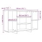 vidaXL Sideboard Grau Sonoma 120x30x75 cm Holzwerkstoff vidaXL Sideboard Grau Sonoma 120x30x75 cm Holzwerkstoff