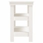 vidaXL Werkbank Weiß 78,5x50x80 cm Massivholz Kiefer vidaXL Werkbank Weiß 78,5x50x80 cm Massivholz Kiefer