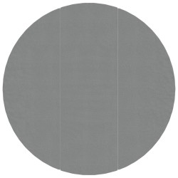 vidaXL Pool-Bodentuch Hellgrau Ø396 cm Polyester Geotextil