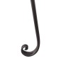vidaXL Garten-Chaiselongue 128 cm Stahl Antik Braun vidaXL Garten-Chaiselongue 128 cm Stahl Antik Braun