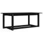vidaXL Couchtisch Schwarz 110x55x45 cm Massivholz Kiefer vidaXL Couchtisch Schwarz 110x55x45 cm Massivholz Kiefer
