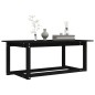 vidaXL Couchtisch Schwarz 110x55x45 cm Massivholz Kiefer vidaXL Couchtisch Schwarz 110x55x45 cm Massivholz Kiefer