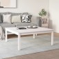 vidaXL Couchtisch Weiß 100x100x40 cm Massivholz Kiefer vidaXL Couchtisch Weiß 100x100x40 cm Massivholz Kiefer