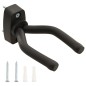 vidaXL Gitarren-Wandhalter 6 Stk. Schwarz Stahl vidaXL Gitarren-Wandhalter 6 Stk. Schwarz Stahl