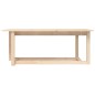 vidaXL Couchtisch 110x55x45 cm Massivholz Kiefer vidaXL Couchtisch 110x55x45 cm Massivholz Kiefer