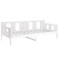 vidaXL Tagesbett Weiß Massivholz Kiefer 80x200 cm vidaXL Tagesbett Weiß Massivholz Kiefer 80x200 cm