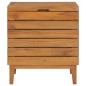 vidaXL Wäschekorb 40×30×45 cm Teak Massivholz vidaXL Wäschekorb 40×30×45 cm Teak Massivholz