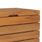 vidaXL Wäschekorb 40×30×45 cm Teak Massivholz vidaXL Wäschekorb 40×30×45 cm Teak Massivholz