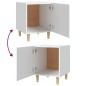 vidaXL Nachttisch Weiß Holzwerkstoff vidaXL Nachttisch Weiß Holzwerkstoff