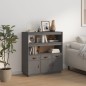 vidaXL Highboard Grau 100x40x108,5 cm Massivholz Kiefer vidaXL Highboard Grau 100x40x108,5 cm Massivholz Kiefer