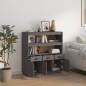 vidaXL Highboard Grau 100x40x108,5 cm Massivholz Kiefer vidaXL Highboard Grau 100x40x108,5 cm Massivholz Kiefer