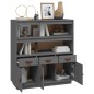 vidaXL Highboard Grau 100x40x108,5 cm Massivholz Kiefer vidaXL Highboard Grau 100x40x108,5 cm Massivholz Kiefer