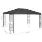 vidaXL Pavillon 3×4 m Anthrazit vidaXL Pavillon 3×4 m Anthrazit